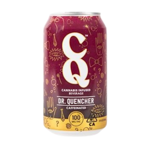 CQ Drinks - Dr. Quencher | 12oz Caffeinated 100mg THC Beverage | CQ Drinks