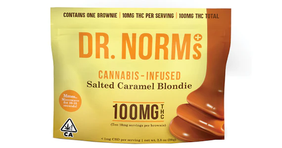 Dr. Norm's - Dr. Norm's - Salted Caramel Blondie - 100mg