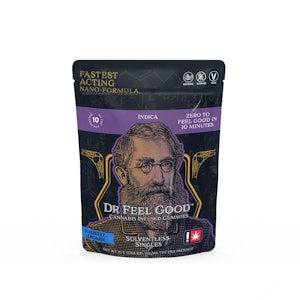DR FEEL GOOD - Dr Feel Good Blueberry Lemonade Solventless 100mg Single Gummy - Indica
