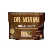 CHOCOLATE FUDGE BROWNIE 100MG - DR. NORMS