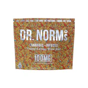 FRUITY PEBBLES RICE KRISPY BAR 100MG - DR. NORM'S