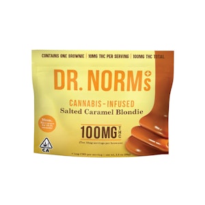 DR. NORM'S - SALTED CARAMEL BLONDIE 100MG - DR. NORMS