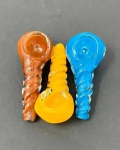 Dragon Cartel - Dragon Cartel - 2.5 in. Frit Swirl Spoon Hand Pipe