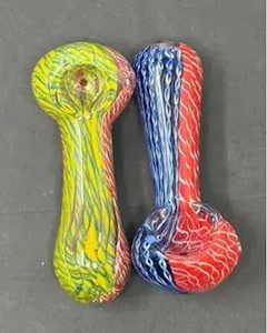 Dragon Cartel - Dragon Cartel - 3 in. Double Color Swirl Hand Pipe