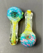 Dragon Cartel - 4 in. Heavy Full Frit Art Hand Pipe