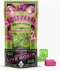 KIVA - Kiva Lost Farm Rosin Chews Dragon Fruit Trop Cherry