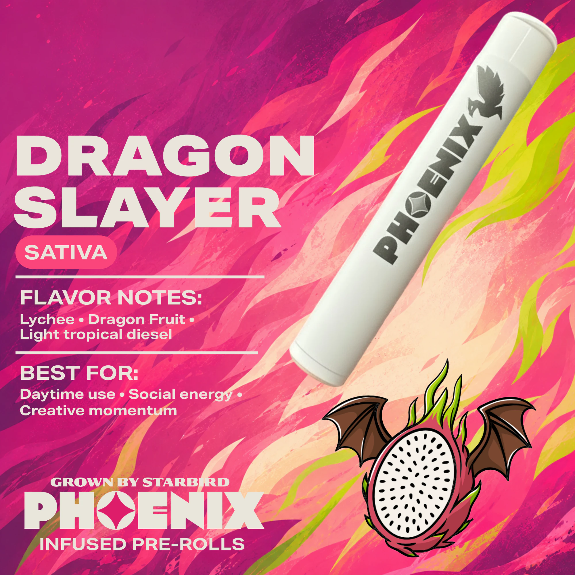 Starbird - Dragon Slayer - 1g Infused Phoenix - Starbird Main Image