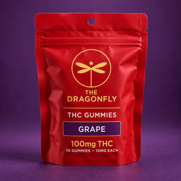 Dragonfly - Dragonfly | 100mg Gummy | Grape Main Image