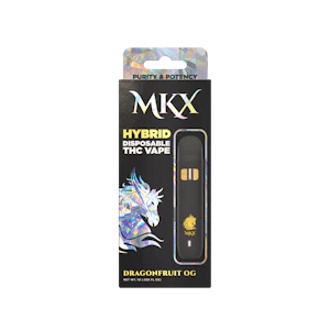 MKX - MKX-1g MKX Disposable  Vape- Dragonfruit OG - Hybrid-86.26%