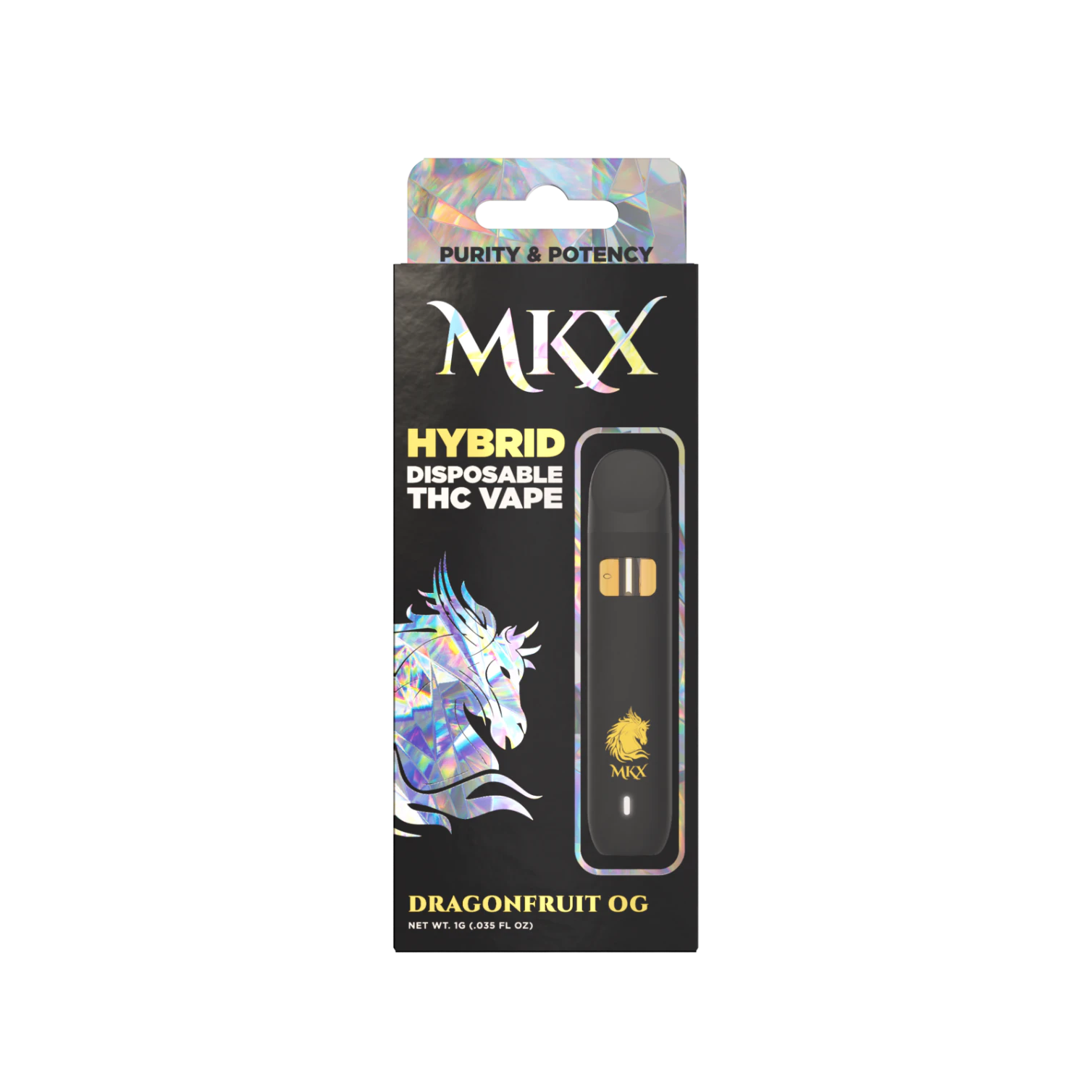 MKX - MKX-1g MKX Disposable  Vape- Dragonfruit OG - Hybrid-86.26% Main Image