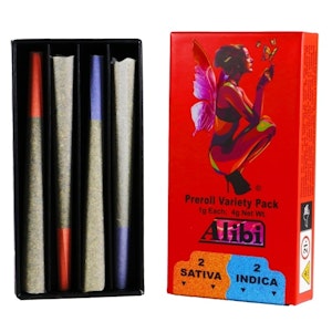 Alibi - Dream Star/Caramel Cream | Pre-rolls | 1g 4-pack | Alibi