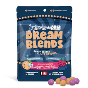 JOYIBLES - Dream Blends "Joy Bombs" Candy-Coated Fruit Chews | 40pc 200mg 1:1 (THC:CBN)