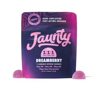 Jaunty - Dreamberry | Gummies | 20mg/2 Pieces | Jaunty
