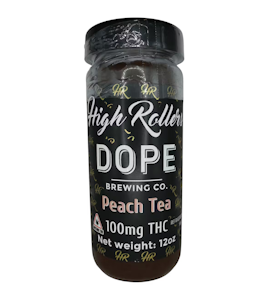 Highrollers - Drink | Peach Tea | Dope Brewing | 100mg