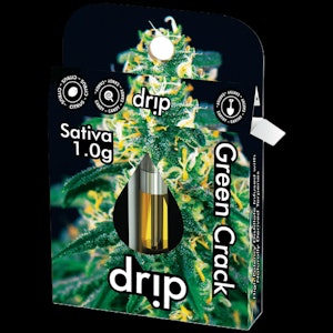 GLORIOUS CANNABIS - Drip - 1g Cartridge - Green Crack (Sativa)
