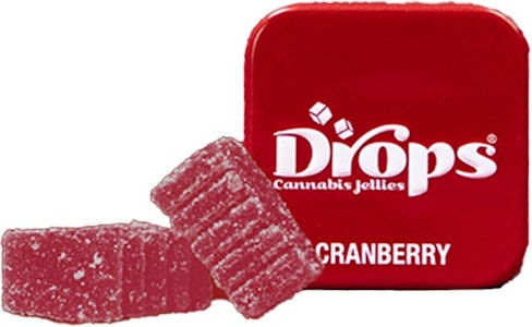 DROPS - Cranberry CBG CBD 1:1:1 Live Rosin Jellies 2pk