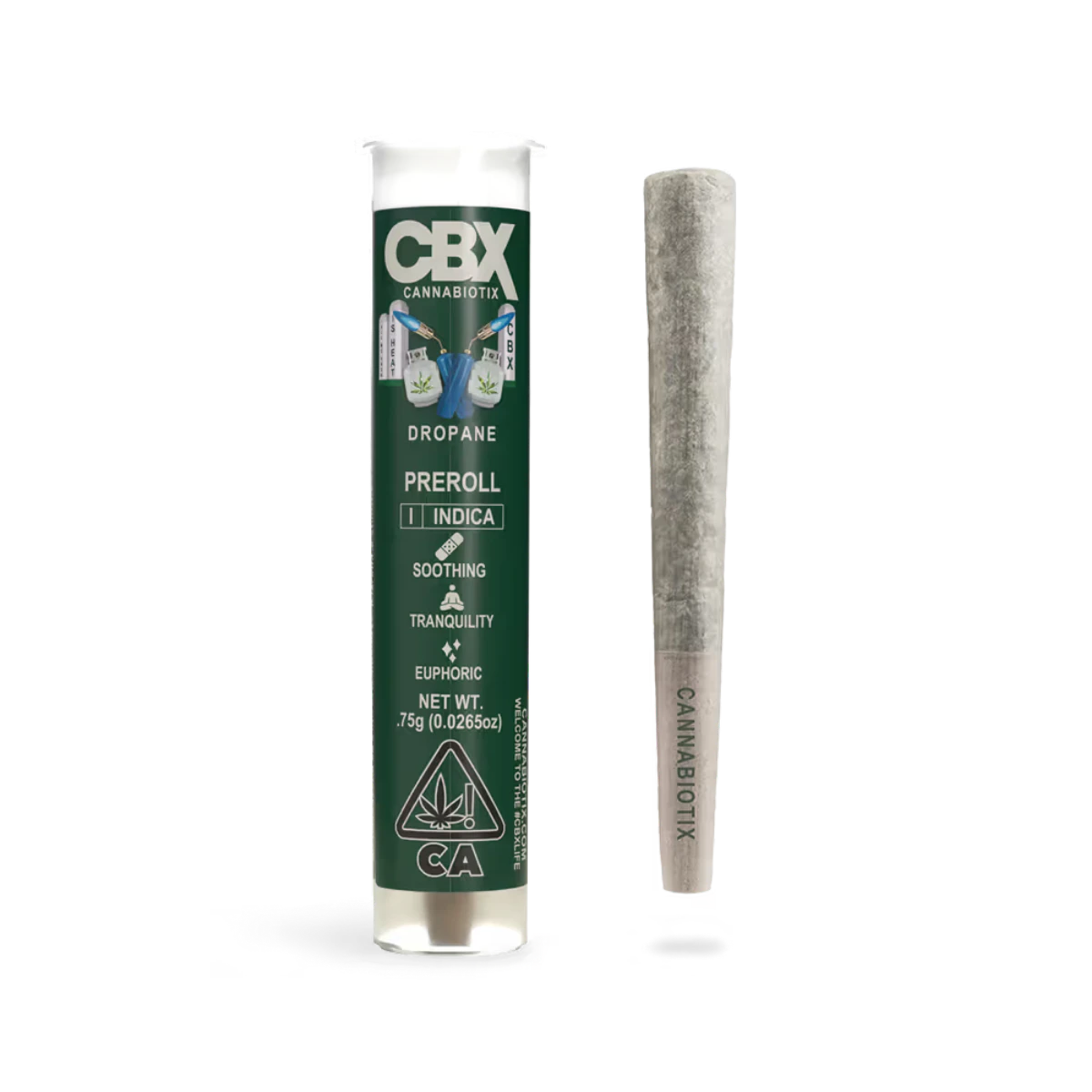 CBX: Cannabiotix - Dropamine (I) | .75g Indoor Preroll | CBX Main Image