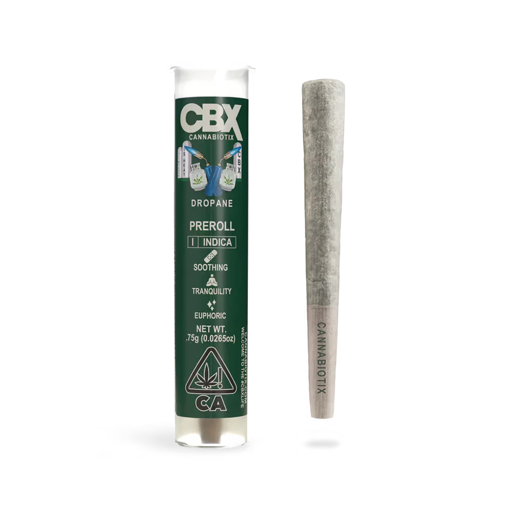 CBX: Cannabiotix - CBX - Preroll - Dropane - .75g Main Image