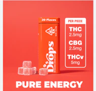 Drops Strawberry THC:CBG:THC-V 20pk