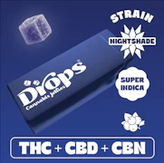 Drops Black Currant THC:CBN:CBD 20pk 100mg