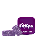 Drops | Blackberry | GMO x Legend OG | Live Rosin Infused Jellies | 2pc | 50mg