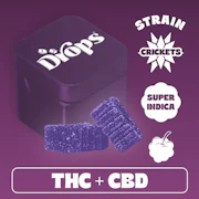 Drops Blackberry 2:1 Gummy Single 100mg