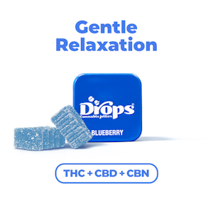 DROPS - Drops | Gentle Relaxation | Blueberry | Live Rosin | 2:5:20  | Jellies | 2pk