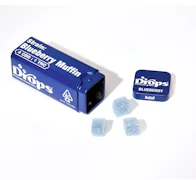 Drops | Blueberry 4:1 | Blueberry Muffin | Live Rosin Infused Jellies | 20pc | 50mg