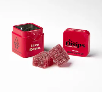 Drops - Drops | Cherry | 100 Sheep | Live Rosin Infused Jellies | 2pc | 100mg