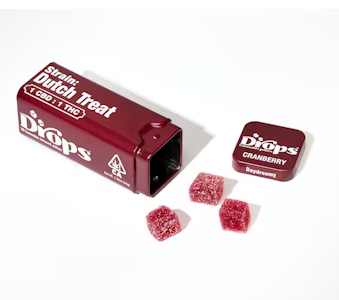 DROPS - Drops | Cranberry 1:1 | Banana Punch | Live Rosin Infused Jellies | 20pc | 100mg