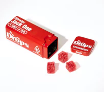 Drops | Strawberry 1:4 | Jack One | Live Rosin Infused Jellies | 20pc | 100mg