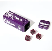 Drops | Blackberry 2:1 | Strain-Specific Live Rosin Infused Jellies | 20pc | 100mg