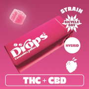 Drops Raspberry 1:2 Gummy 20pk 100mg