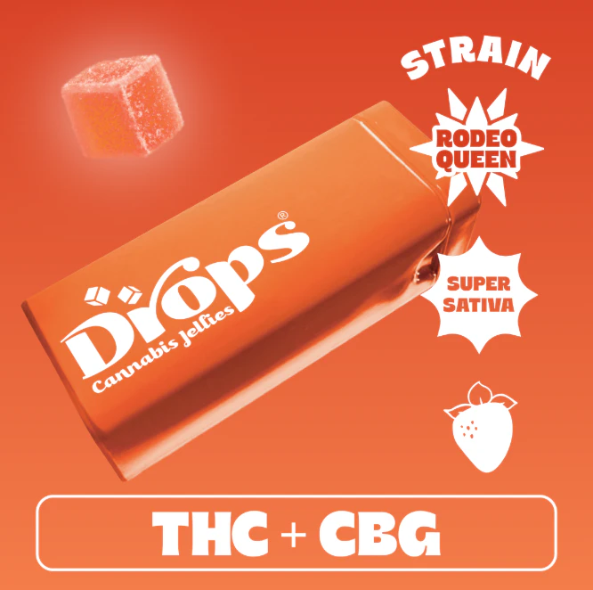 Drops - Drops - 20ct. 100mg THC: 100mg CBG (Pure Energy) - Strawberry Main Image