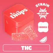 Drops Watermelon Gummy Single 100mg