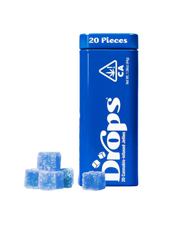 Drops | Gentle Relaxation | Blueberry CBN | Live Rosin | Jellies | 20pk