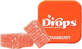 Strawberry THCV CBG 1:1:1 Live Rosin Jellies 2pk