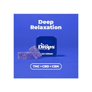 DROPS - 2-PIECE - 1:1:1 THC:CBN:CBD BLACK CURRANT 100MG - DROPS