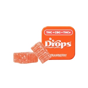 DROPS - STRAWBERRY DROPS - PURE ENERGY 100MG (2PC) - DROPS