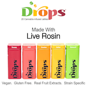 Drops - Rosin Gummy - 20 Pack - 100 mg - (Balanced) Lime/Dosi Punch