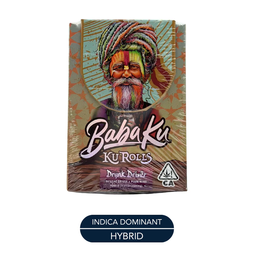Baba Ku - Baba Ku - Drunk Driver - Preroll Pack - 5pk - 3.5g Main Image