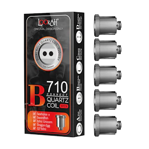 LOOKAH - 710 DUAL QUARTZ - CLOUDY COILS (5PK) - LOOKAH