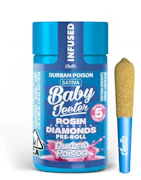 JEETER:  Durban Poison Quad-Infused Baby Jeeter .5g Pre-Roll 5pk/2.5g (S)