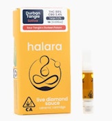 Halara 1g Durban Tangie Live Diamond Sauce Cartridge