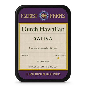 Florist Farms - Dutch Hawaiian | Infused Live Resin | 5pk
