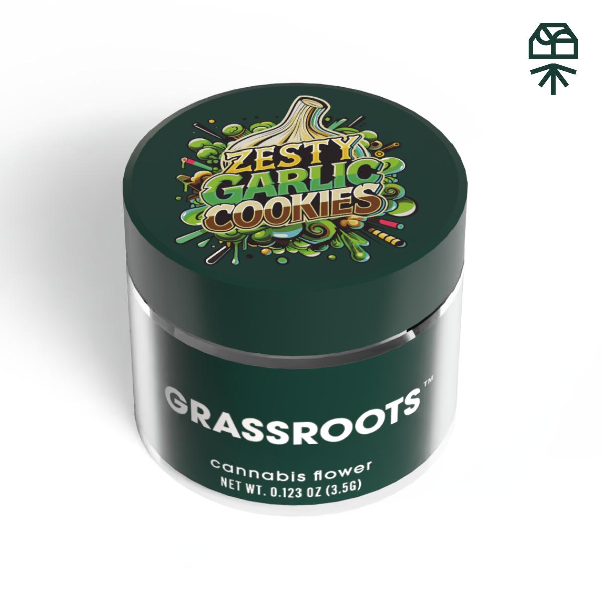 Grassroots | Zesty Garlic Cookies - 3.5g Flower - Housing