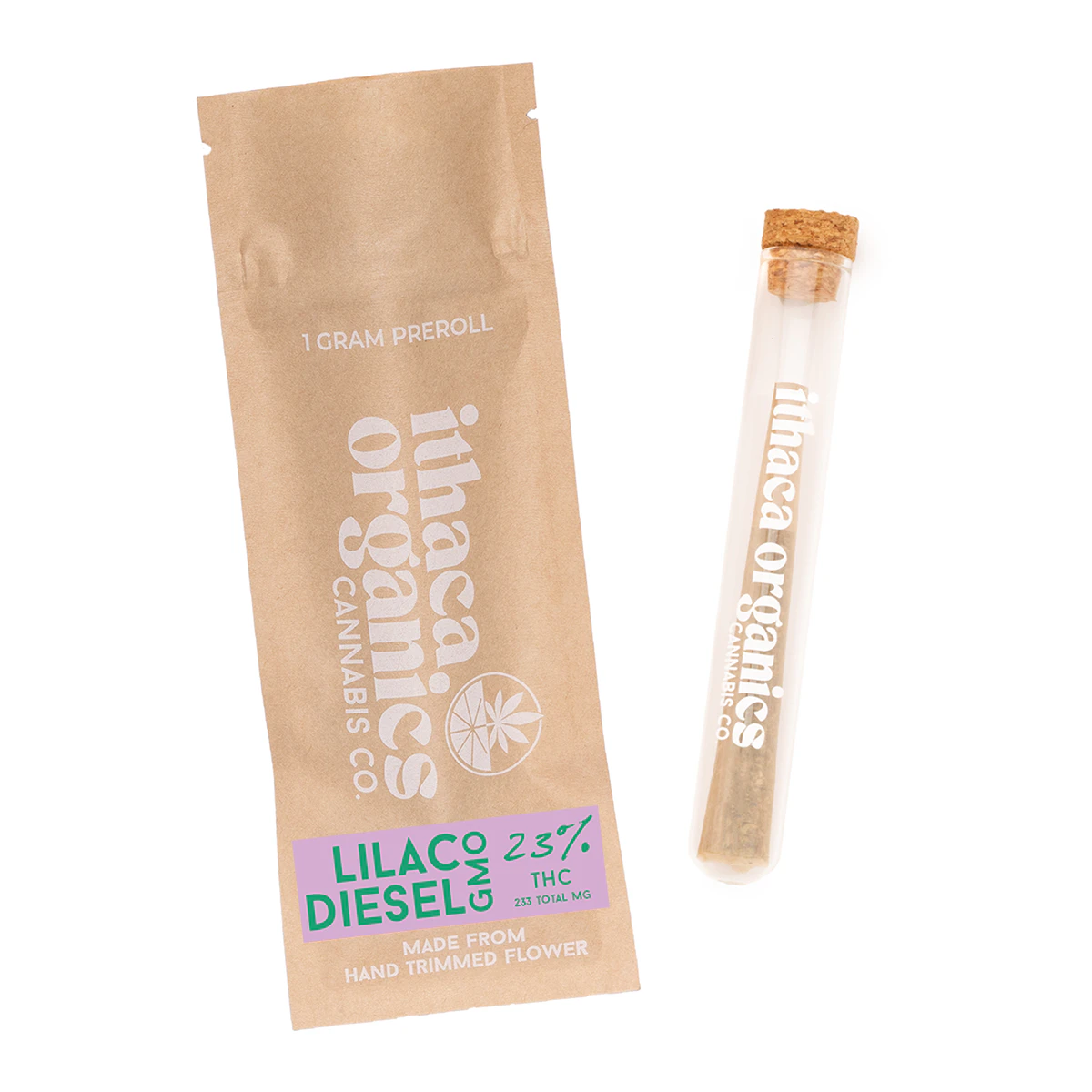 Ithaca Organics - Ithaca | Lilac Diesel | Single pre-Roll | 1gm Main Image