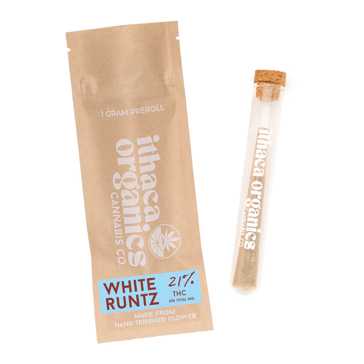 Ithaca Organics - Ithaca | White Runtz | Single Pre-Roll | 1gm Main Image