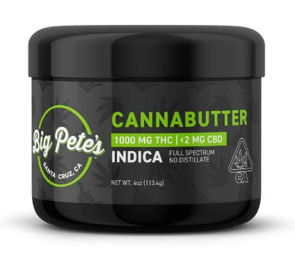Big Pete's Treats - BIG PETE'S: Indica Cannabutter 1000mg (I) Main Image