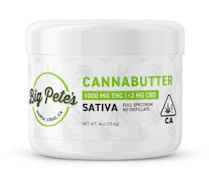 BIG PETE'S: Sativa Cannabutter 1000mg (S)